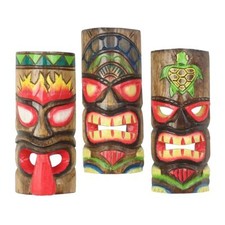 3er Set Wanddeko Maske