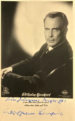 Autogramm wilhelm borchert - wilhelm,
