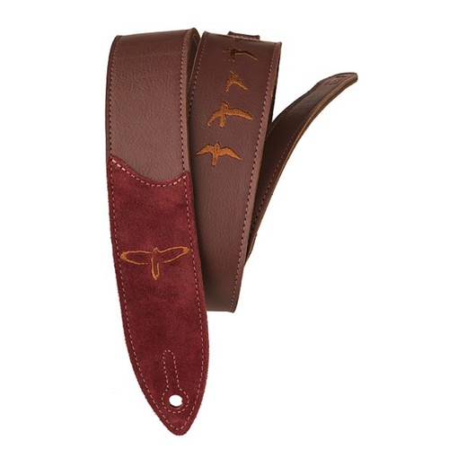 Prs premium leather strap - premium, 2"