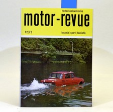 Motor-Revue 12 1975 Amphibien-Skoda Moldau Auto-Cross Brno Barum Six Days