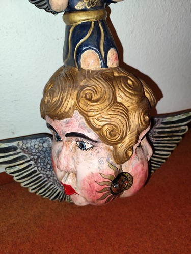 Ausgefallene holzfigur engel - ausgefallene,