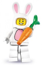 LEGO Minifiguren Serie 7 8831 Mann im Hasenkostüm Osterhase inkl. BA !!!