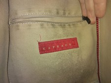 KAPRAUN Lammnappa MANTEL Creme GR 50