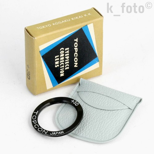 Topcon eyepiece correction - topcon, re