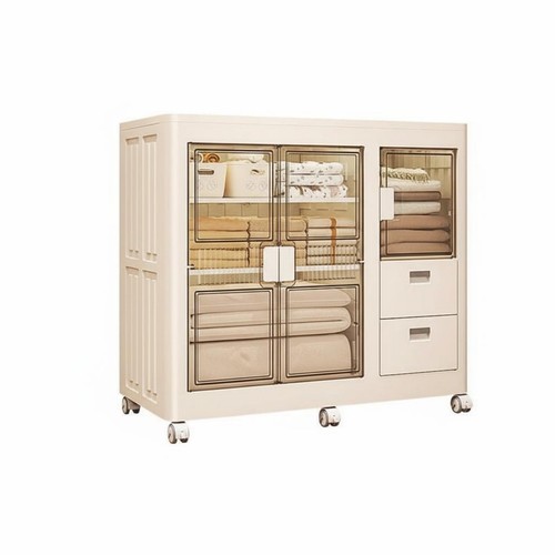 Faltbarer kleiderschrank mobil - faltbarer,