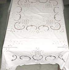 3 x OMAS TISCHDECKE WEISS