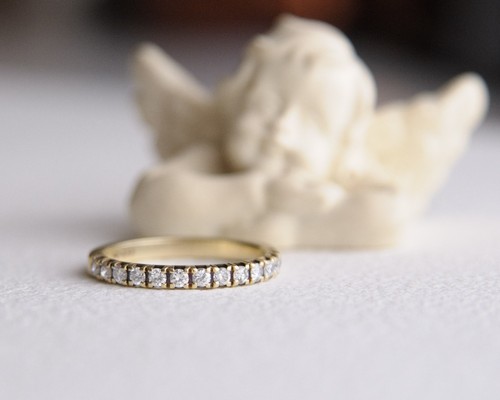 585 gelbgold brillantring - 585,