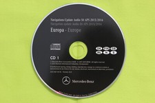 CD NAVIGATION MERCEDES BENZ AUDIO 50 APS SKANDINAVIEN GB 2016 CLS E SLK NTG1 ROT