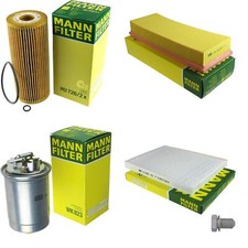 MANN-FILTER Inspektionspaket Filterset für VW Caddy II Kasten 1.9 TDI Seat