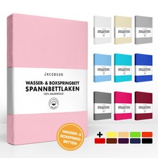 Jersey Spannbettlaken Spannbetttuch für WASSERBETT BOXSPRINGBETT 100% Baumwolle
