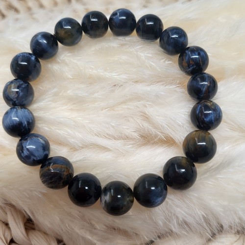 Edles pietersit armband rund - pietersit,