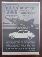 Saab 96, Draken, Werbung advert pubblicità Reklame, 1963