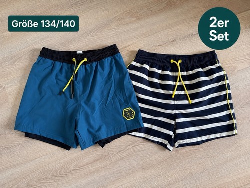2er pack badehosen 134 140 - badehosen, 134/140