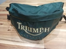 Vintage Triumph Motorcycles Green Waist Pack / Bauchtasche - 1990er seltene Farbe - sehr guter Zustand