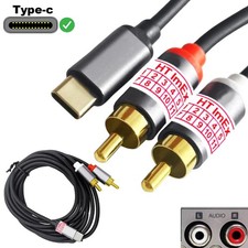 USB-C auf 2x Cinch RCA Audio