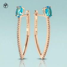 Ohrringe mit Blauem und