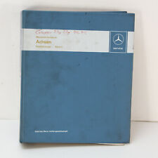 Mercedes LKW Achsen + Allrad Vorderachse Werkstatthandbuch ab Bj. 1977