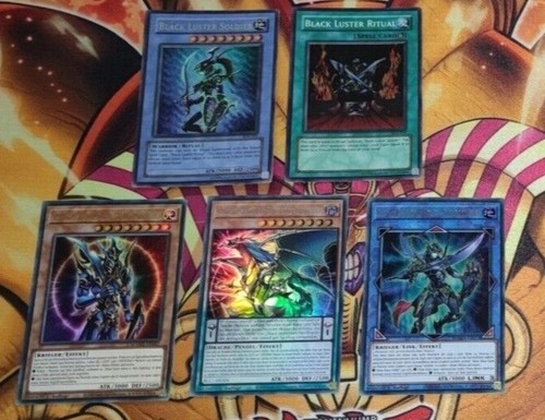 Yugioh schwarz glänzende - yugioh, 3x