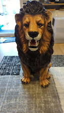 Löwe aus Alt Porzellan - Hergestellt in Italien - 90 cm groß - Anmutig