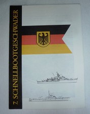 Broschüre, 7. SCHNELLBOOTGESCHWADER, Zobel-Kl  ,Bundesmarine, Bilder+ Chronik