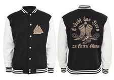 Erhebt das Horn Collegejacke