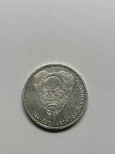 Arthur Schopenhauer 1788-1860 10 DM Münze - Prägeanstalt D - 1988 - Silber