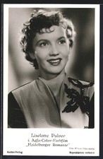 Ansichtskarte Schauspielerin Liselotte Pulver in Film Heidelberger Romanze 