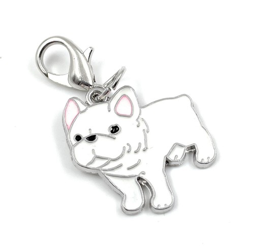 Bulldogge hund weiß - bulldogge,