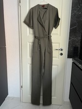 Hugo Boss Red Label Overall Gr. 36 Khaki Einteiler Jumpsuit Playsuit