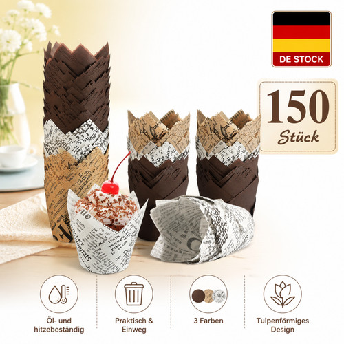 150 stück muffinförmchen - 150,