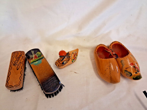 Kleine vintage dutch holzclogs - kleine,