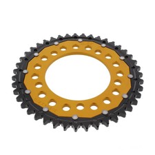 Kettenrad Alu gold 43-Zähne 530-Teilung für Honda CBR 900 RR Fireblade 1992-1995