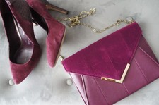 Miss Selfridge Clutch Materialmix bordeaux