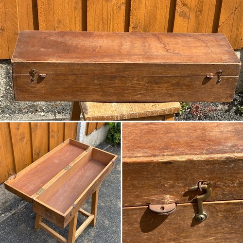 Vintage holzkiste mit - vintage,