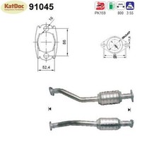 Katalysator suzuki baleno - suzuki,