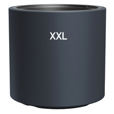 Runder Blumentopf mit Einsaitz