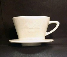 Melitta Kaffeefilter Nr.100 Porzellan 3-Loch Vintage grün