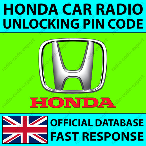 Honda radio entsperrpin code - radio,