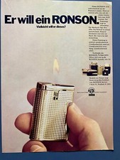 Er will ein Ronson Feuerzeug