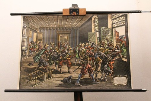 Kunstdruck schulwandkarte - kunstdruck,