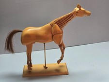Artikuliertes Holzpferdmodell, Künstlerfigur oder Zeichenpuppe Mannequin