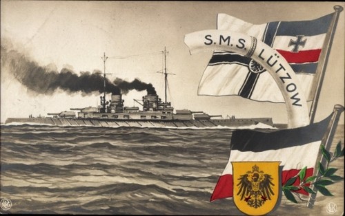 Deutsches kriegsschiff sms - ak, kriegsschiff,