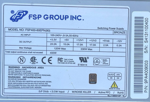 Fsp group fsp400 60epn - fsp, 400w