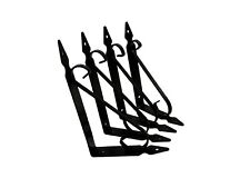 4er Set Regalträger/Vintage 20x13cm/Alu/Regalwinkel/dunkles Braun/B-Ware/013