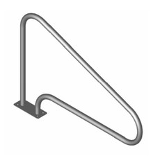 Edelstahl V2A Haltegriff Griffbogen für Schwimmbecken - Treppen Einstiegshilfe