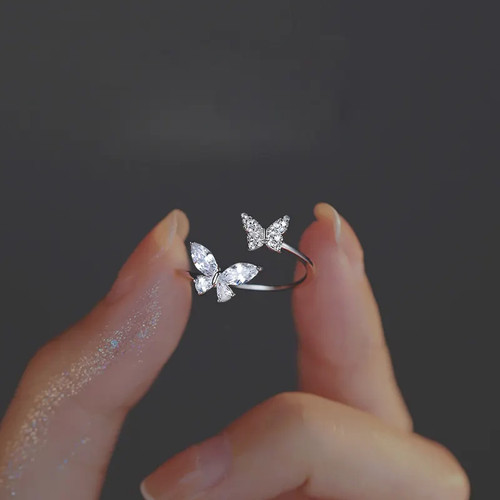 Schmetterling mit zirkonia - mit,
