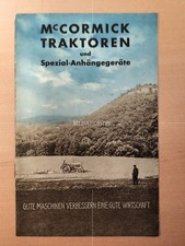 MC Cormick Traktoren und Spezial Anhängegeräte  Prospekt Traktor brochure M4