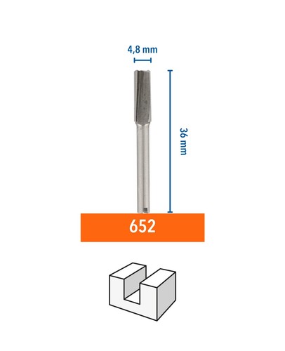 Dremel 652 fräser - fräser, hss
