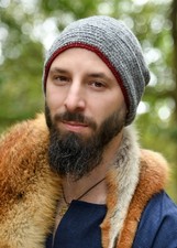 Wollmütze, gehäkelt