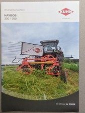 KUHN Heumaschinen Haybob 300/360 Zetter und Schwader Prospekt Traktor Schlepper